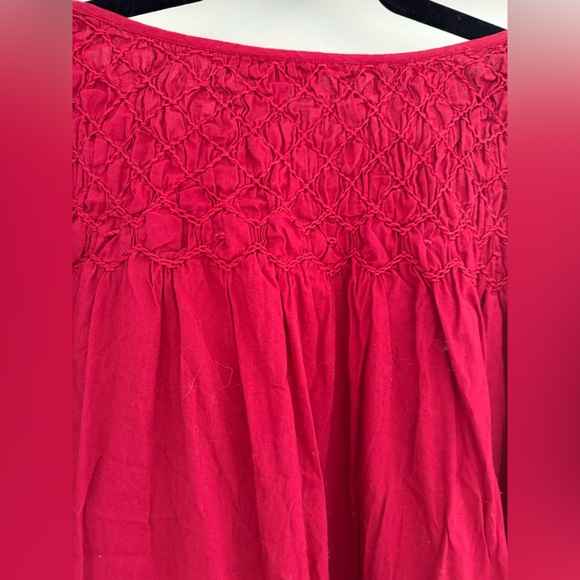 April Cornell Red Textured Nightgown - Picture 9 of 9